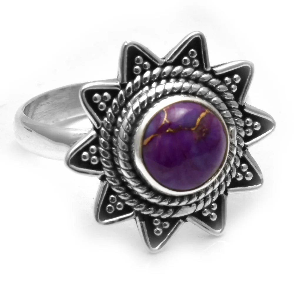 

Genuine Turquoise 925 Sterling Silver, Size : 8.5 , AR5403