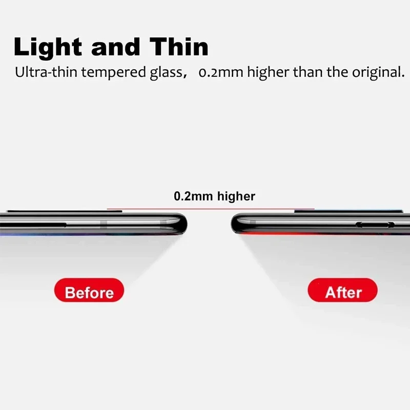 2 IN1 Zurück Gehärtetes Glas Für iPhone 16 15 14 13 12 Pro Max 16 Plus 15Plus 13 Mini Zurück Screen Protector mit Kamera Objektiv Film – Detail 12