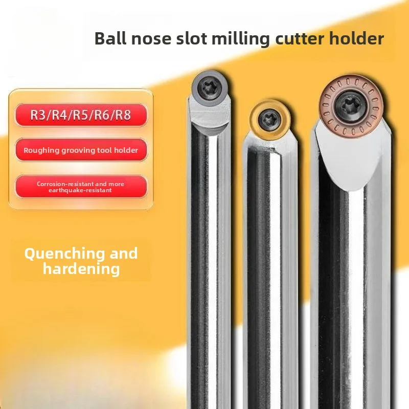 CNC Milling Tool Holder R5 R6 R8 Slotting Radial Radius Ball Nose Chamfering Tool
