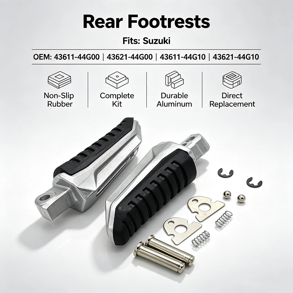 Motorcycle Rear Footrest For Suzuki VZR1800 B BZ N Z Boulevard M109R GSF650S GSF1250S Bandit GSXR250 GW250 Inazuma GSR400 600