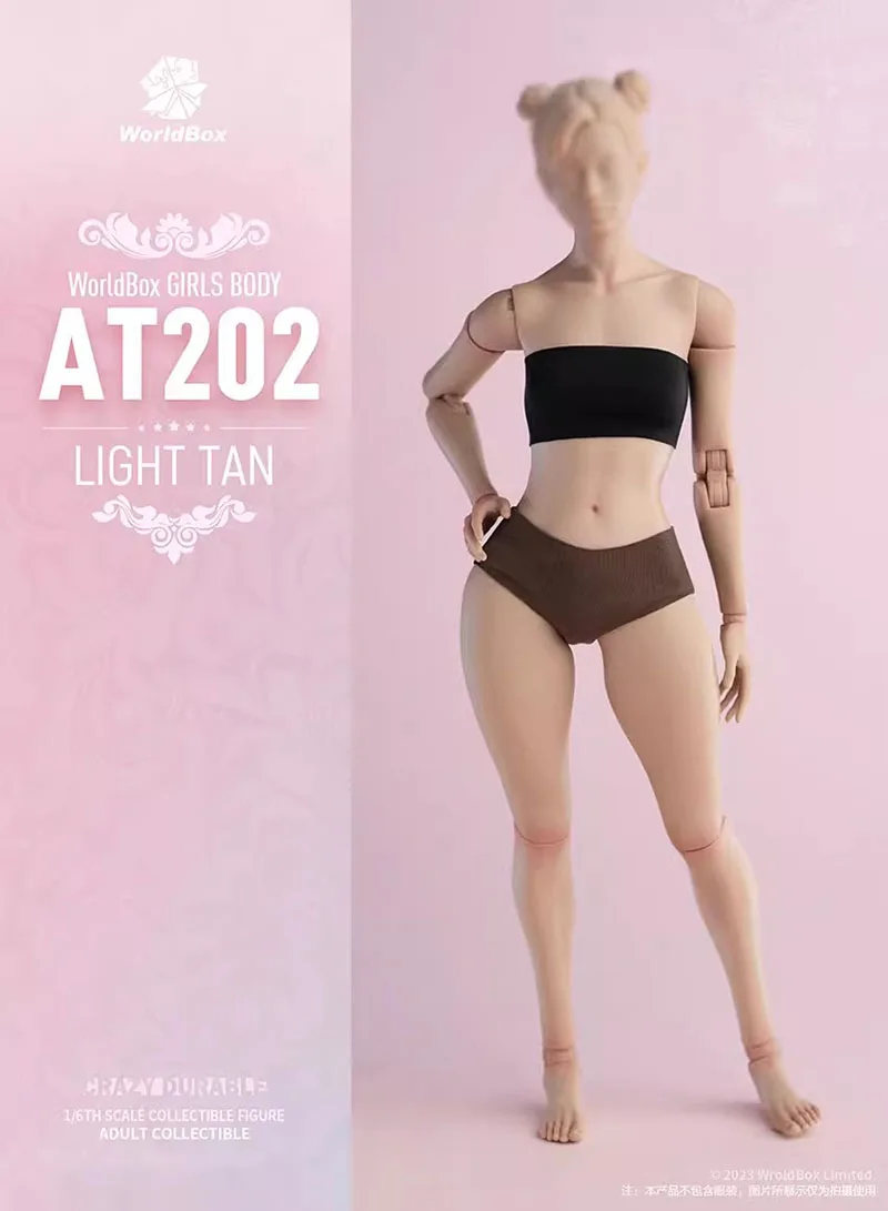 ワールドボックス AT201 AT202 1/6 女性ジョイントボディ 12インチ 