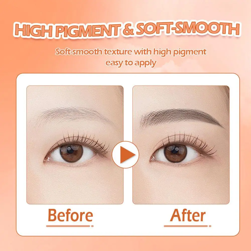 아이 메이크업 5피스 세트 2 in 1 블랙 & 브라운 아이라이너 + 아이브로우 파우더 워터프루프 & 롱래스팅 (듀얼 브러쉬 포함)