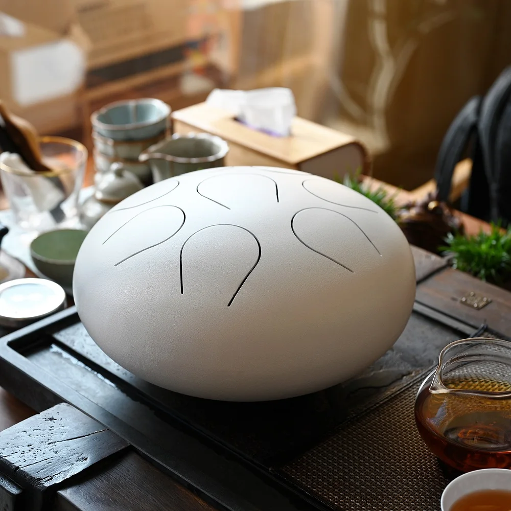 Popular Musical Instrument Steel Tongue Drum Sound Bath Hand Pan Drum