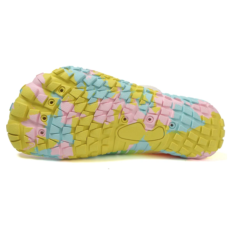 New Pupil Summer Camp Aqua Shoes Family Vacation Barefoot Quick-Dry Diving Wading Shoes KID Beach Swimming Shoes 29-38#