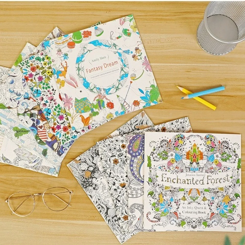 Kill Time Graffiti Book Relieve Stress Educational Painting Drawing Art Book Mandalas Flower Color Book For Children Adult