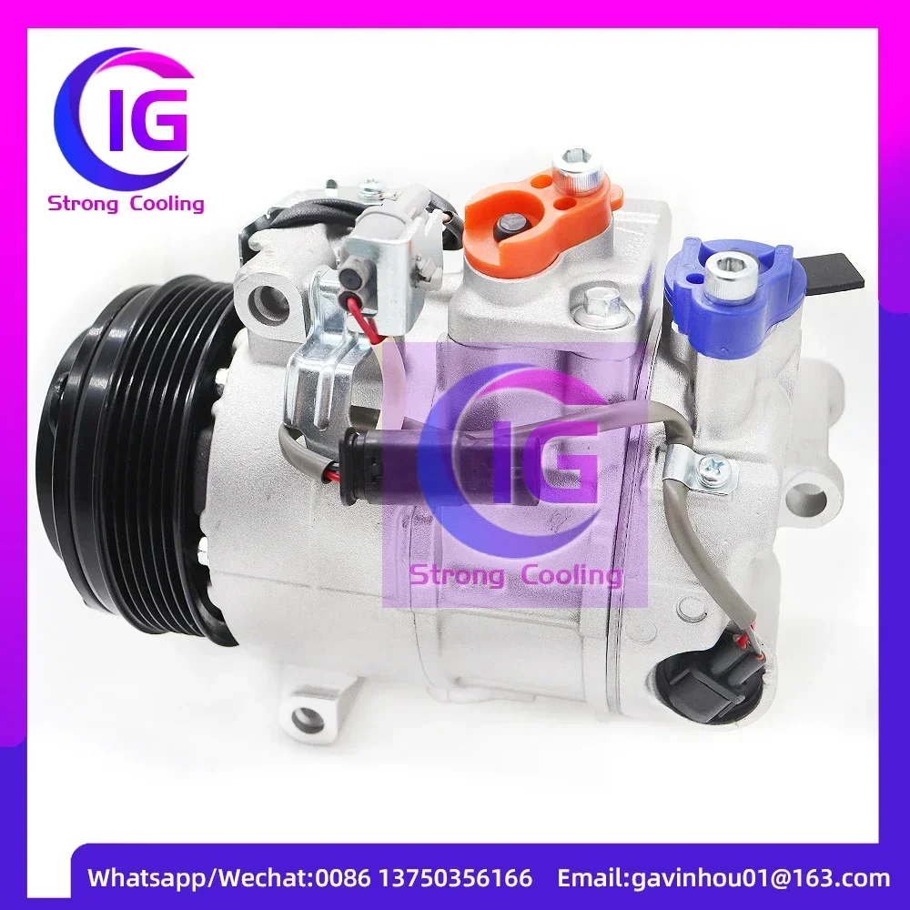 AC Compressor for MERCEDES BENZ E-CLASS W212 ML W166 447280-7090 4472807090 A0008302700 A0008302600 0008302600 6SBU16C