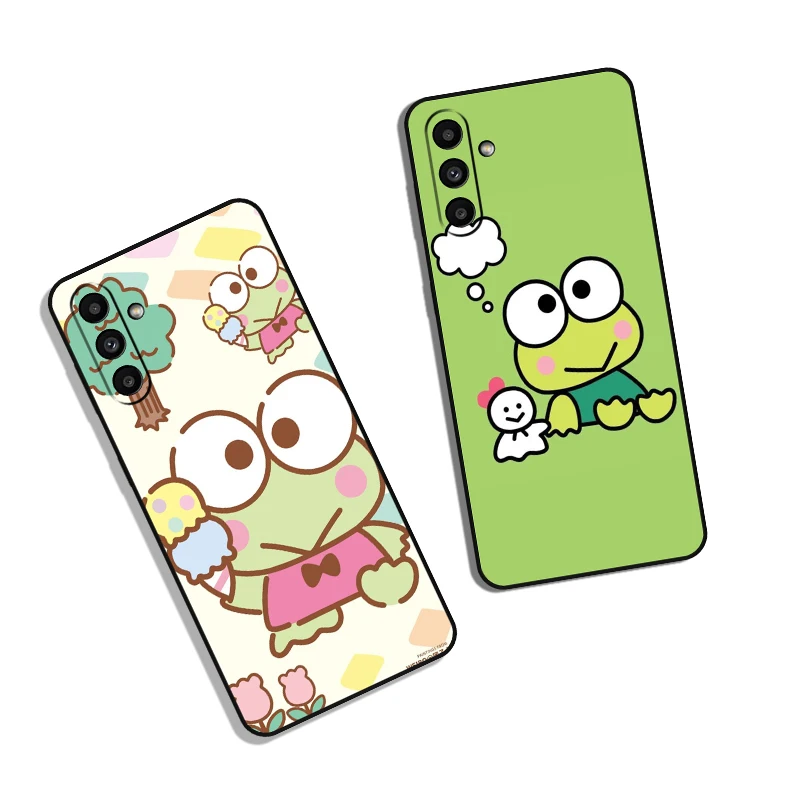 Samsung S21 S23 S24 FE Plus Ultra Kero Kero Keroppi Creative Design Soft Case Phone Case