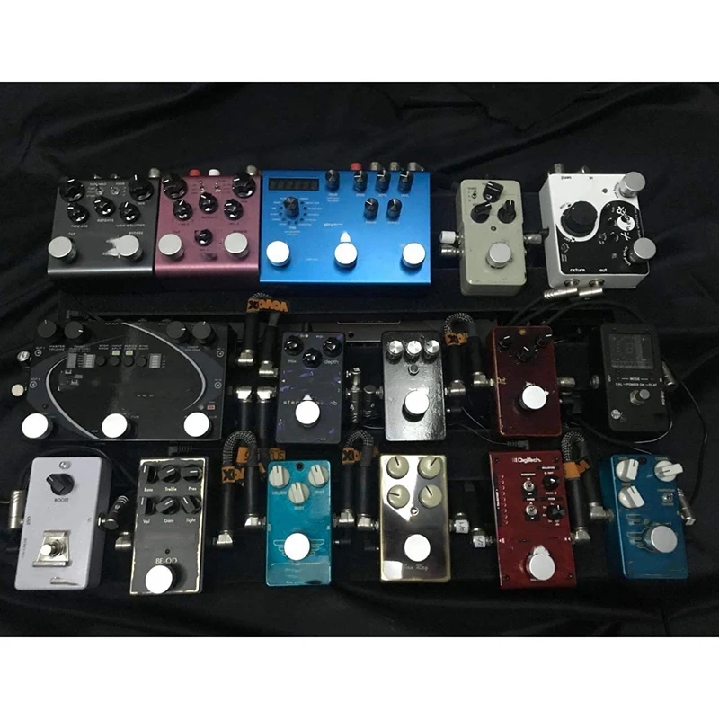 Tapa de pedal de efectos AA87C, botones de pie, tapa de clavo de pie con efecto de guitarra, aumenta la precisión y la comodidad
