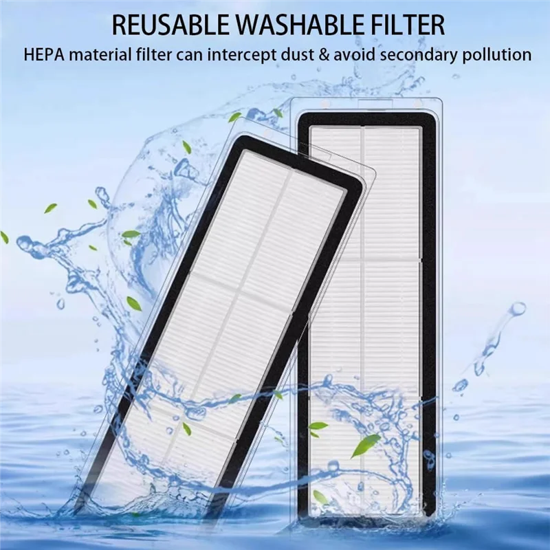 A86I-Ersatzteil Für Xiaomi X20 + / X10 + Staubsauger Teile Wichtigsten Seite Pinsel Mopp Tuch Hepa-Filter staub Taschen