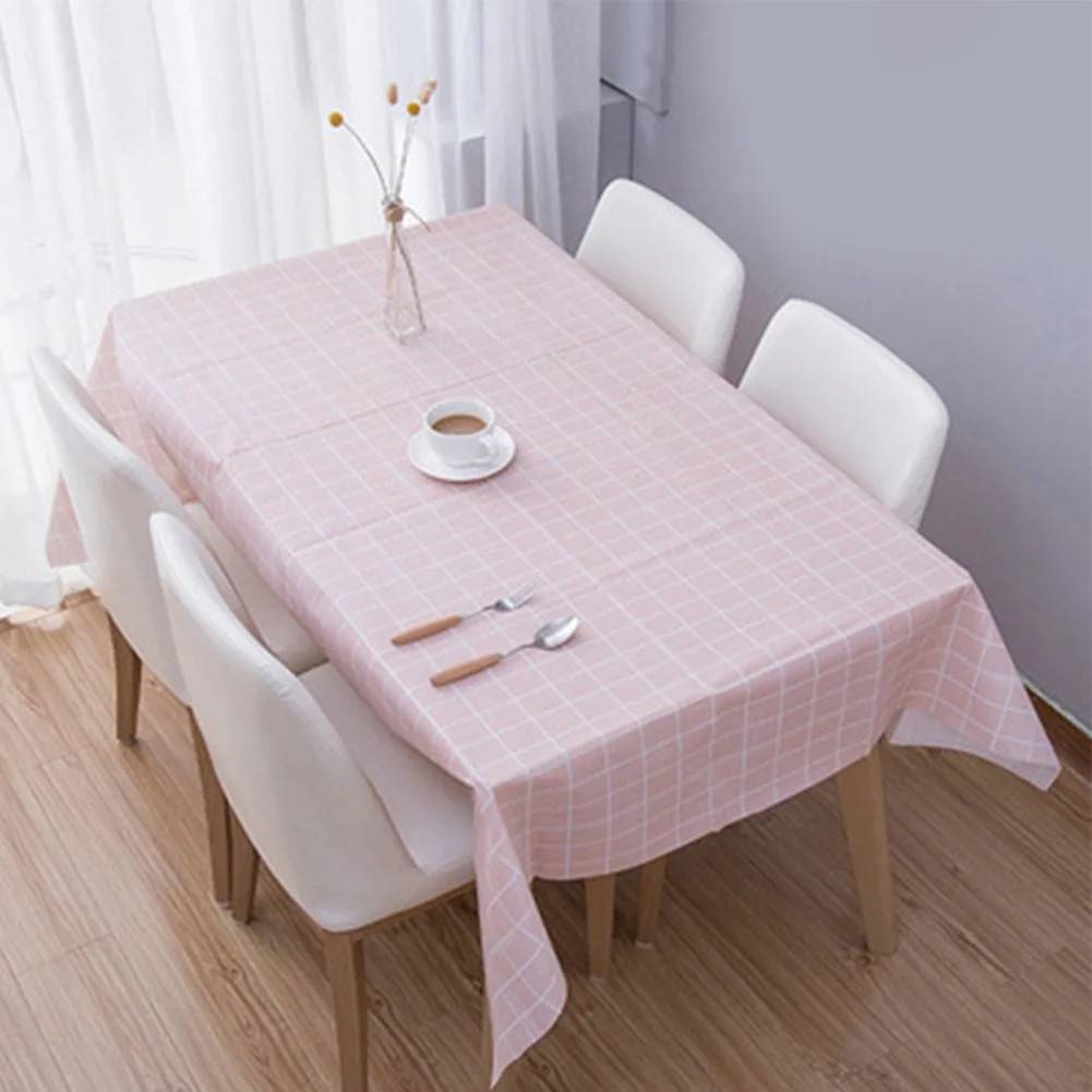 

Portable Table Cloth Waterproof Oilproof Tablecloth Plaid Pattern Tablecloth Kitchen Supplies Accessories