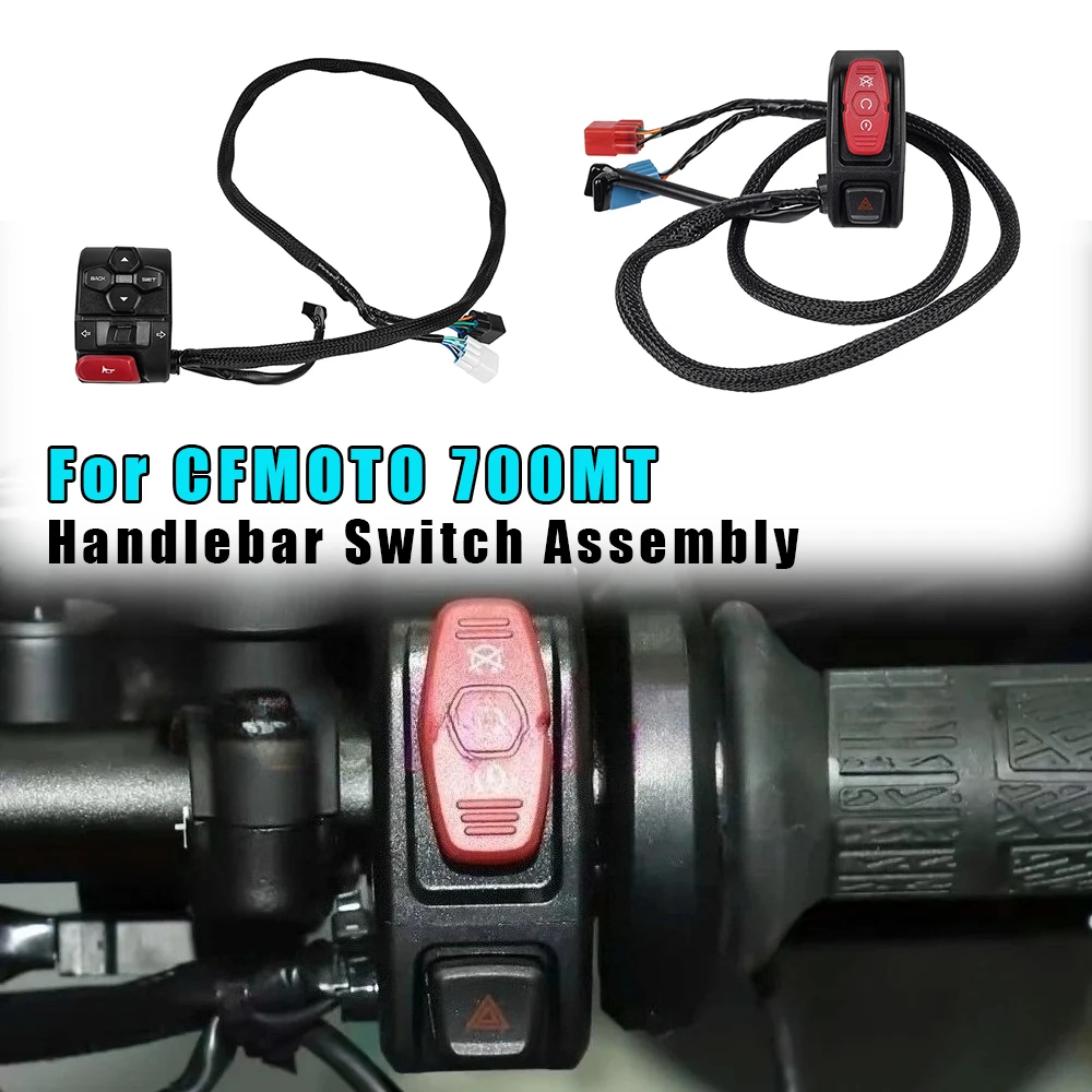 

For CFMOTO 700MT 700 MT MT700 2025 CF MOTO Motorcycle Handle Switch Assembly Left and Right Ignition Headlight Button Switches