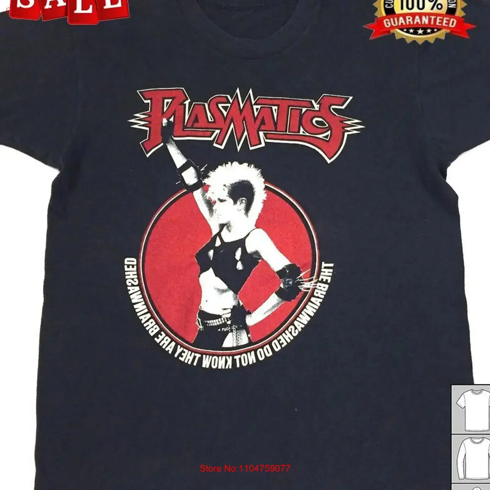 

New Plasmatics punk rock For Fans Men S 235XL T Shirt JJ481 vintage Washed Unisex designer clothes Top For Everyday Wear Soft