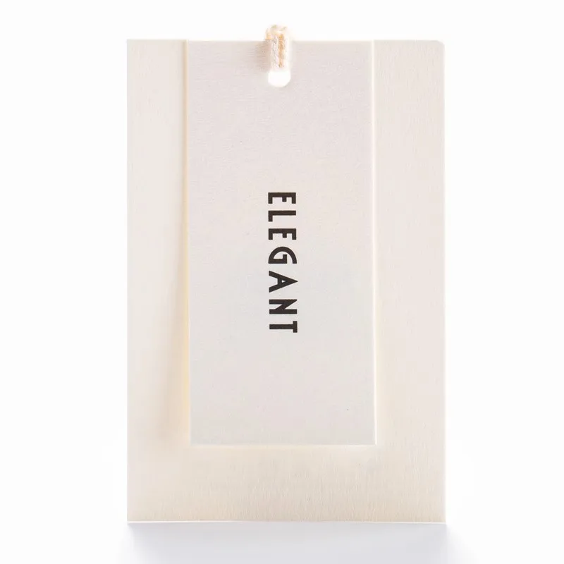 Customized Clothing Printing Hang Tags Price Tag Paper Labels for Clothes Personalizar Etiquetas view 4