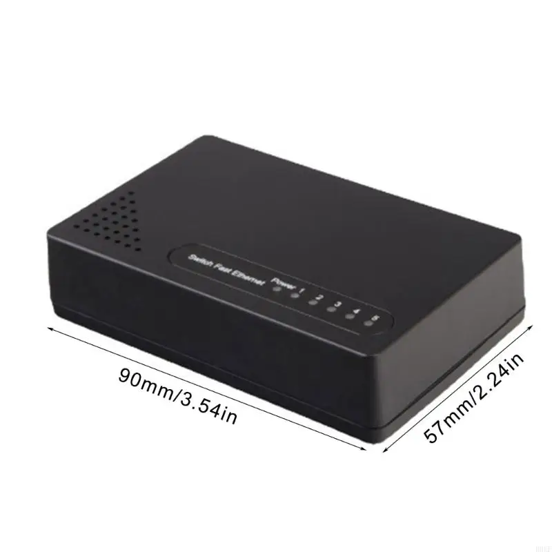 B0KF 5-Port 10/100Mbps Fast Ethernet Switcher Networking RJ45 Ethernet Splitters