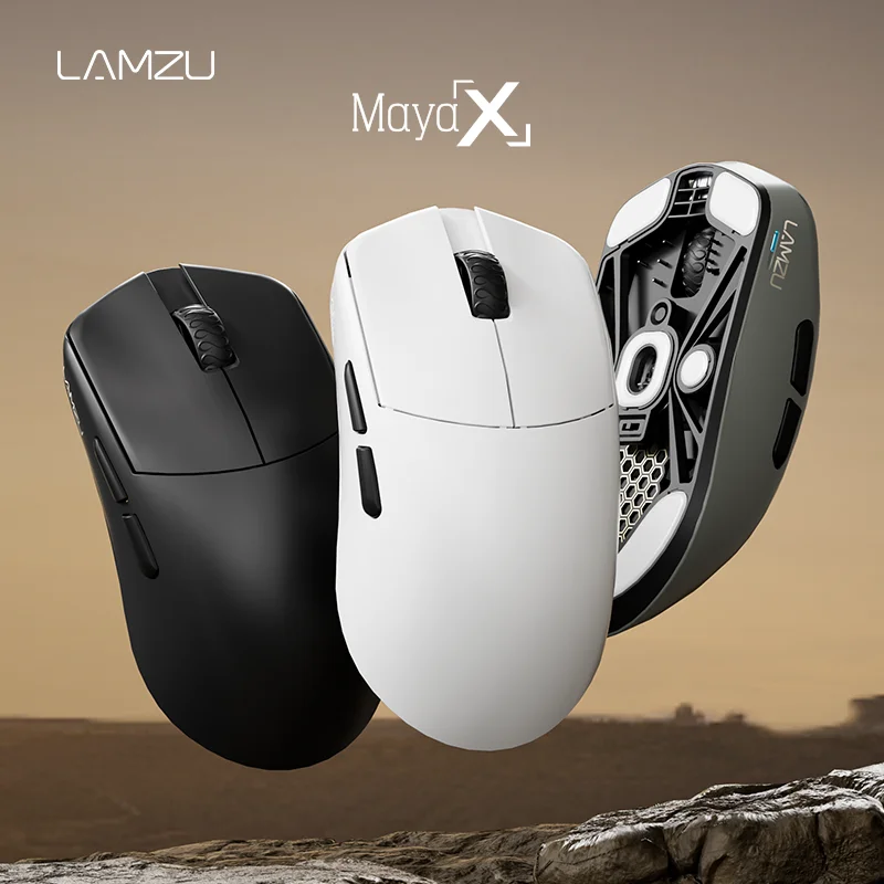 Imagem -03 - Mouse para Jogos Lamzu Maya x Dongle 8k Incluído Compatível com Driver Web