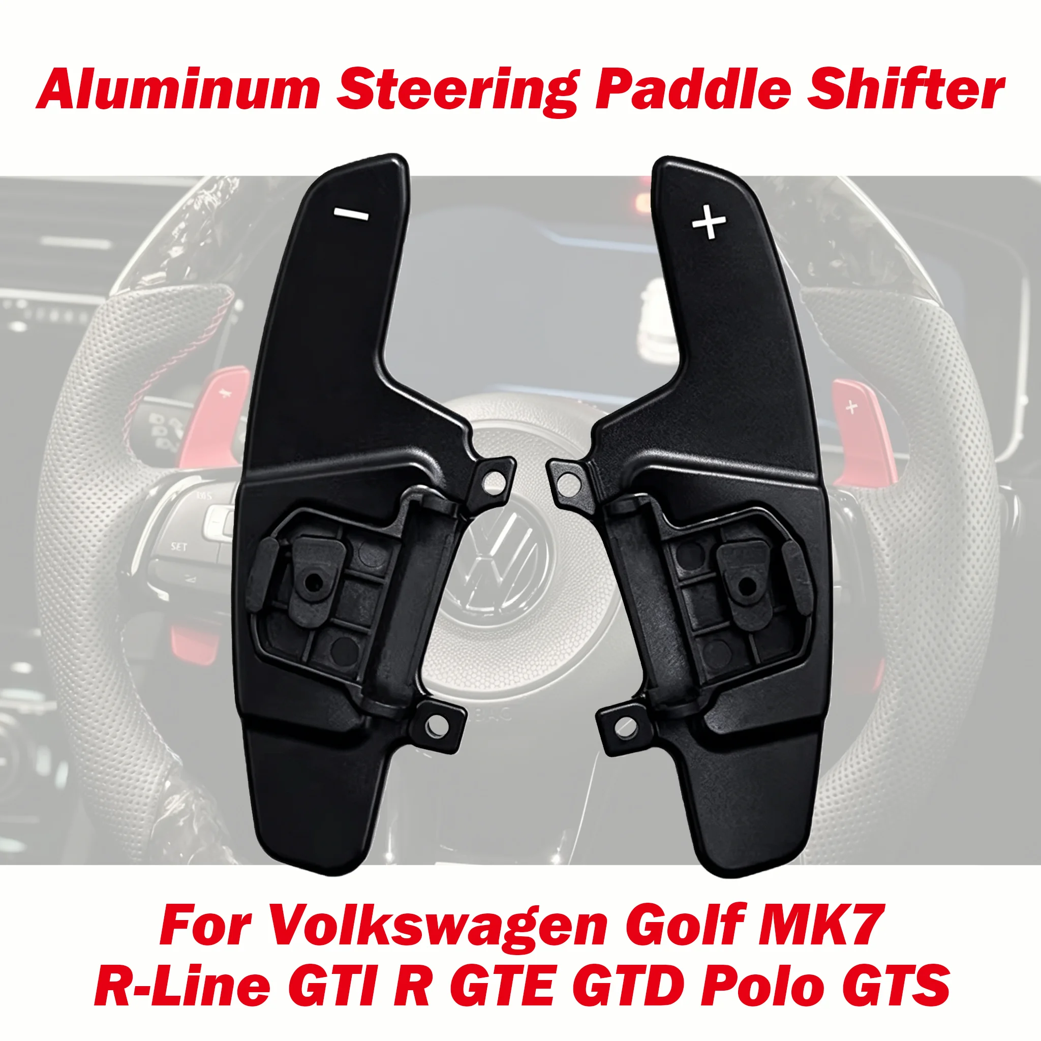 Image of Lenkrad-Schaltwippen aus Aluminiumlegierung Kompatibel mit VW Golf 7 Scirocco SAGITAR GLI LAMANDO GTS Polo GTI Auto-Zubehör