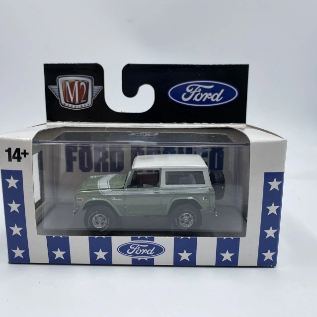 

M2 Machines 1:64 1976 для Ford Bronco, литая под давлением модель автомобиля, детские игрушки, подарок