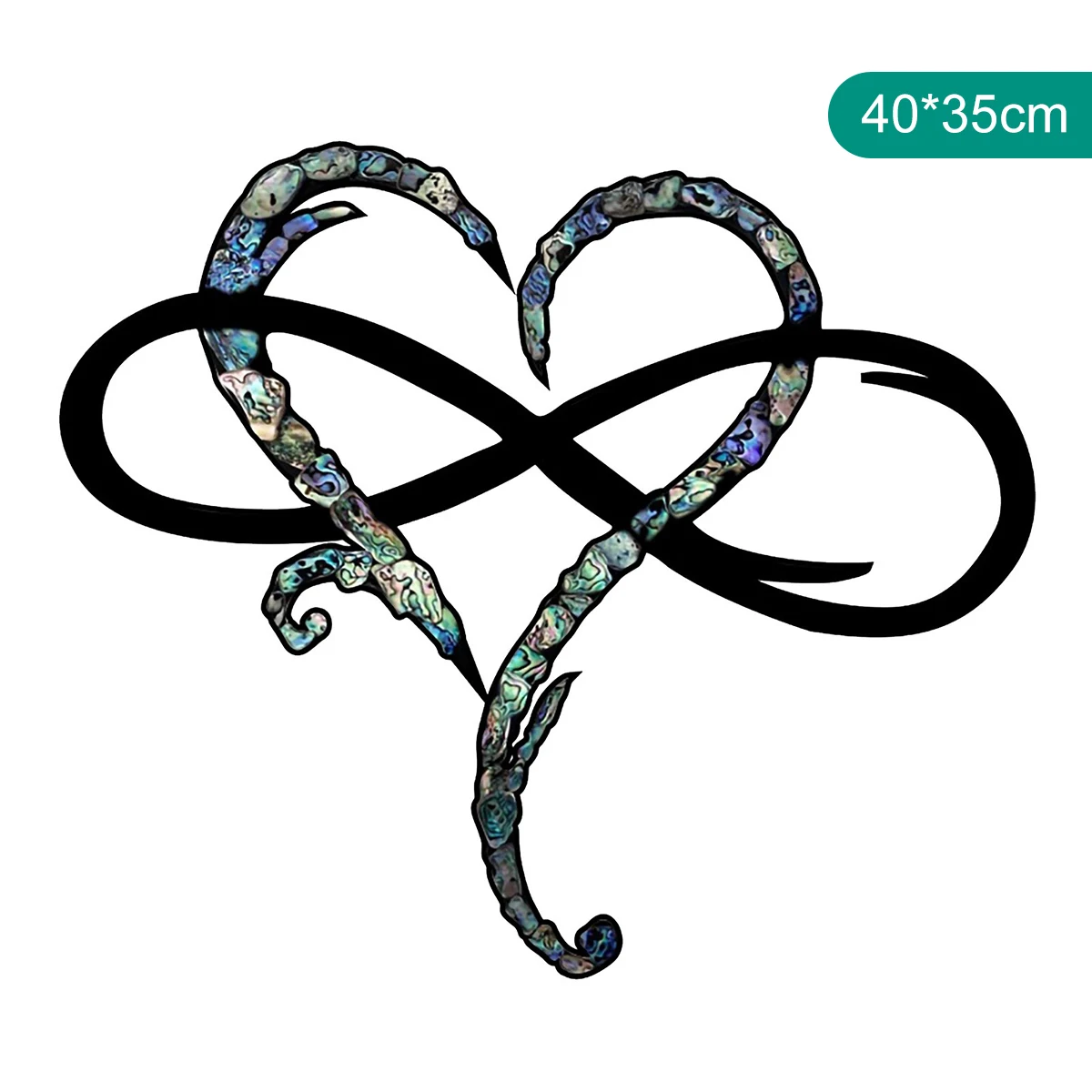 Eternal Heart Wall Decoration Metal Unique Everlasting Heart Wall Decoration Wedding Home Decoration Signage Christmas Gifts