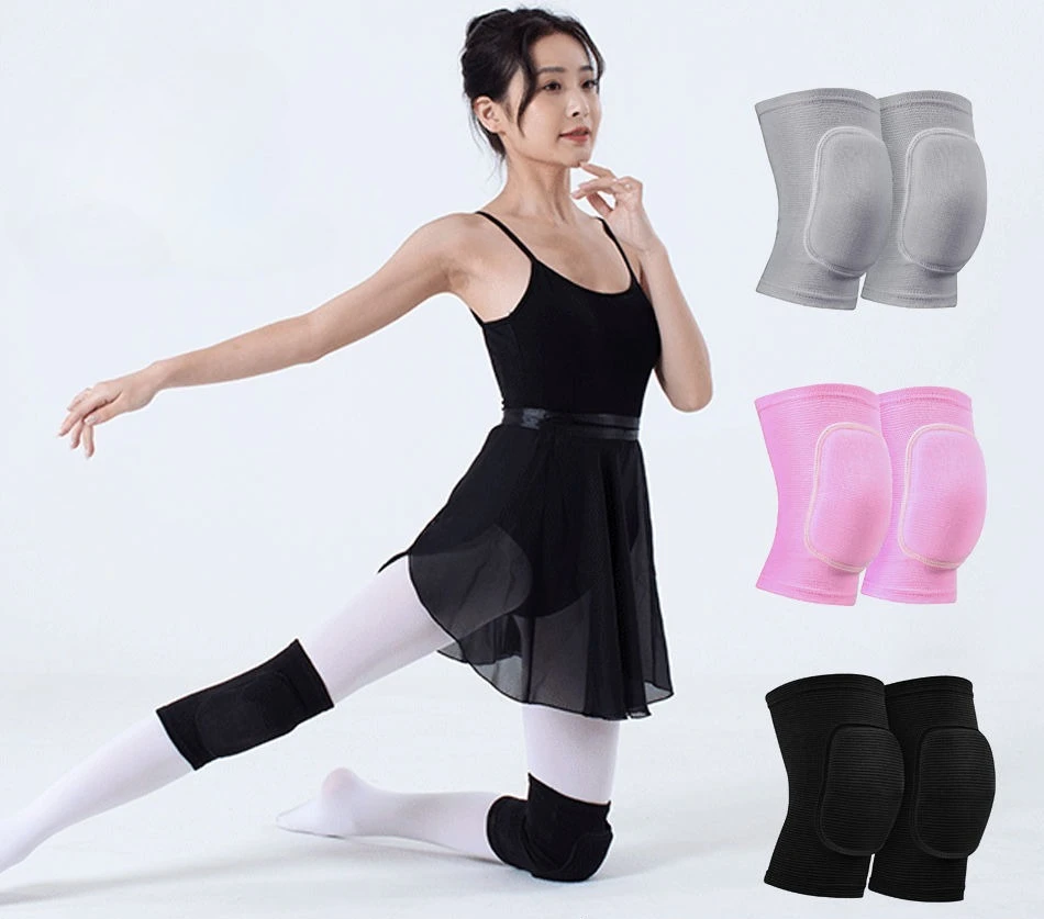 

1 пара волейбольных наколенников для танцоров, мужчин, женщин и детей, мягкие дышащие наколенники, защитные наколенники для футбола, танцев, йоги, тенниса, бега, езды на велосипеде