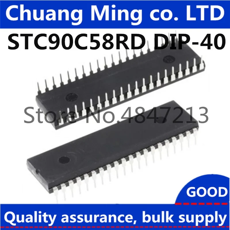 Free shippin 10pcs/lots STC90C58RD+40I+PDIP40 STC90C58RD 90C58 DIP-40 IC in stock!