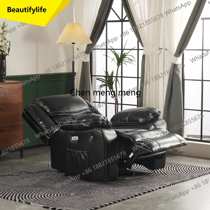 D02 Electric Reclining Rocking Recliner Chairs Rotating Vibration Massage Sofas Chairs Design Nordic Sillas De Sala Home Furnitu