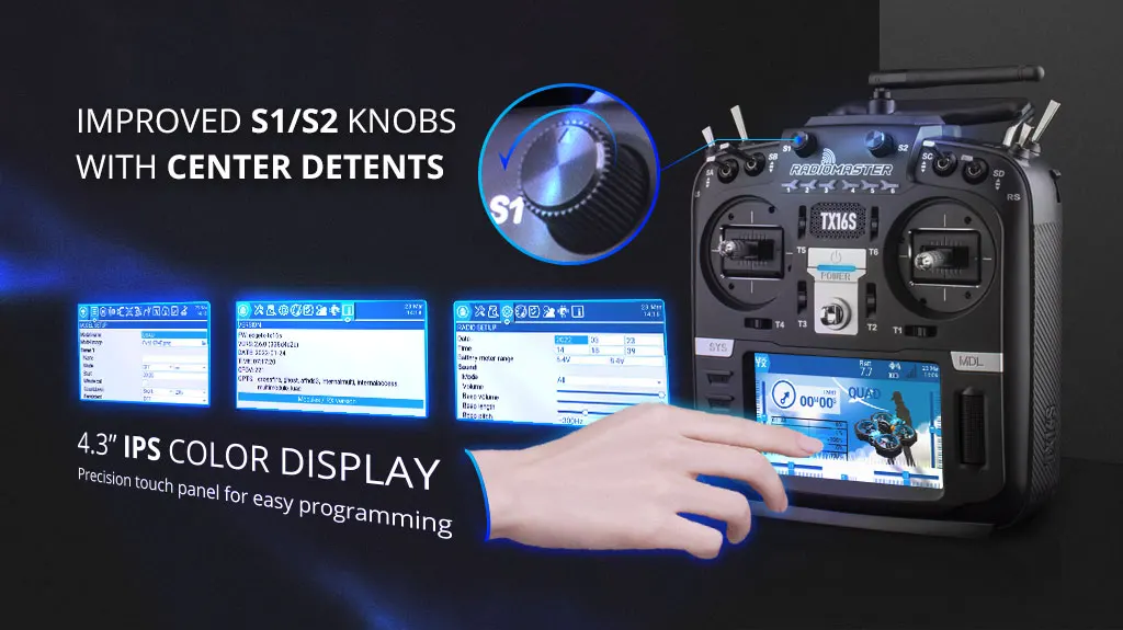 RadioMaster TX16S MKII MAX Radio Control System ExpressLRS Multi-protocol 4in1