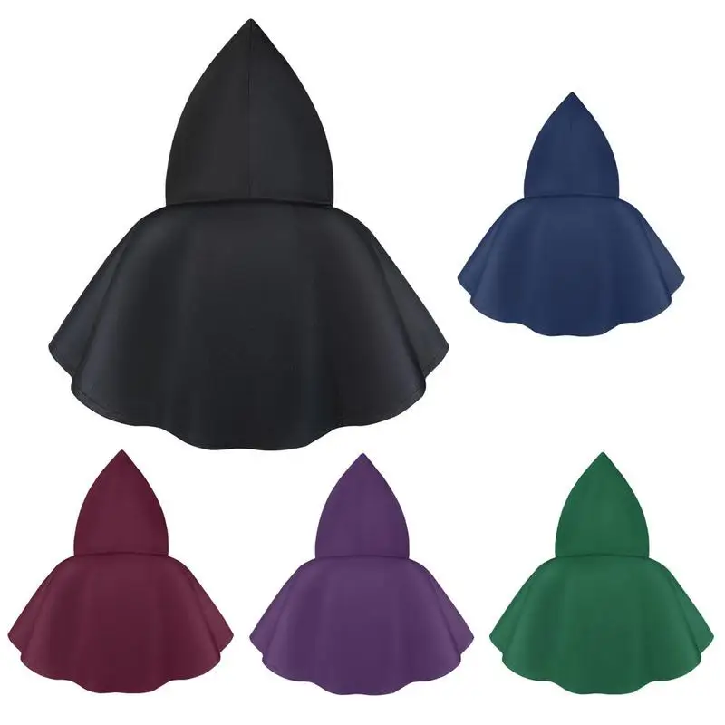 1 Pc New Halloween Hooded Cloak for Kids Gothic Retro Hooded Wrap Cloak Cosplay Accessories for Dress-Up Halloween Photos Stage