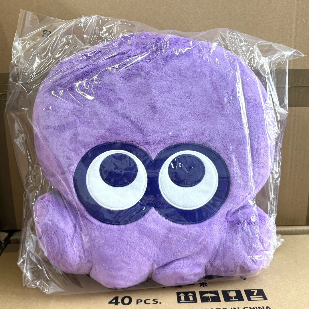 ARTSWIF ストアかわいい刺繍イカおもちゃ漫画タコプリントシートクッション綿ぬいぐるみイカベッド枕誕生日子供のギフト