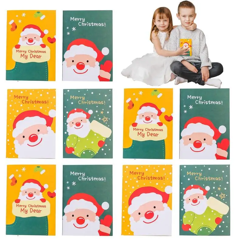 

10pcs Christmas Notebook For Kids Christmas Notebook For Stocking Stuffer Gift For Kids Friends Boys Girls