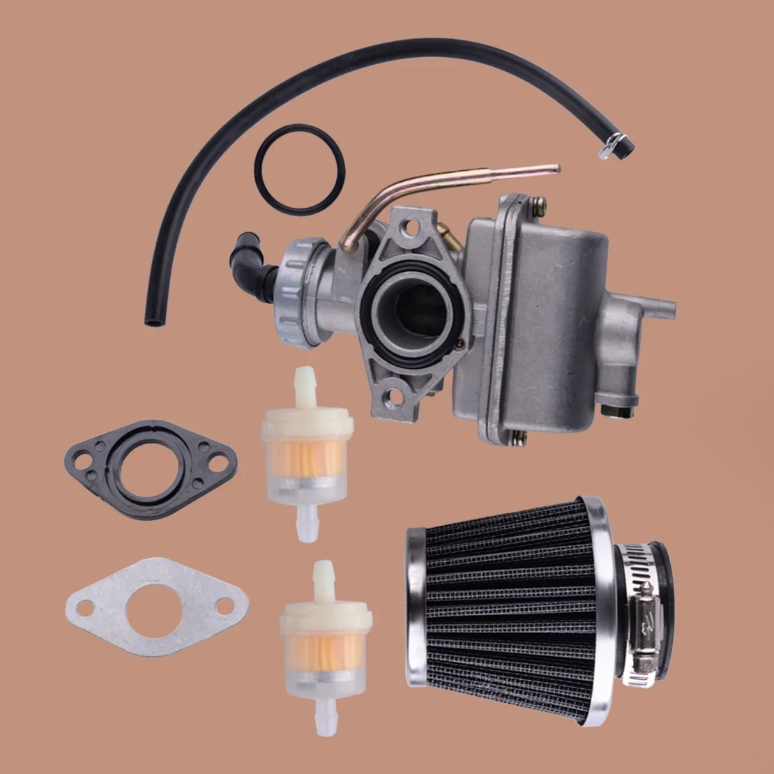 Motorbike PZ20 Carburetor Kit Fit for Sunl Taotao Honda Kazuma Buyang Redcat Eagle 50cc 70cc 90cc 110cc 125cc ATV Quad Go Kart