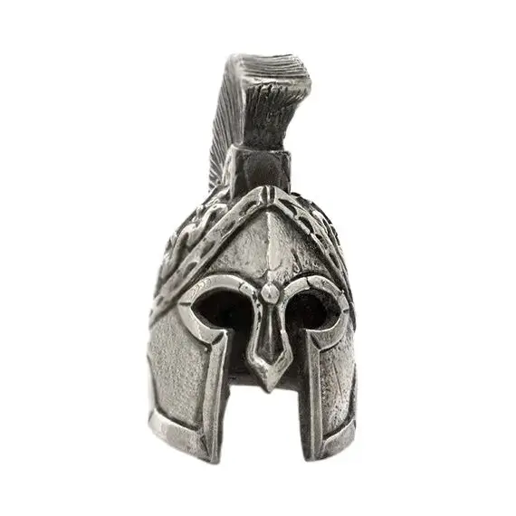 1pcs Punk Rock Vintage Sparta Helmet Skull Warriors Charms for Bracelet Necklace Keychain DIY Jewelry Making Accessories