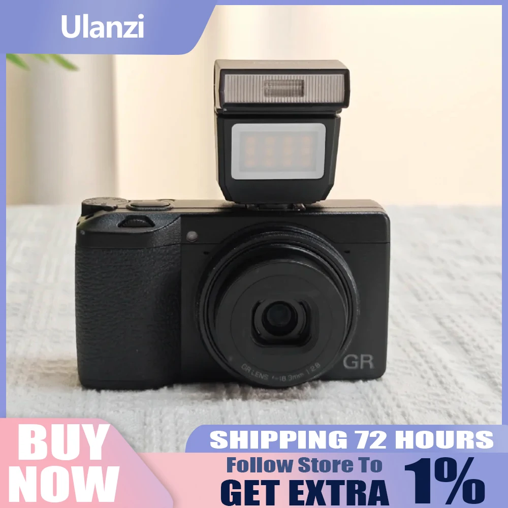 Ulanzi SL01 SL02 SL03Min Вспышка для камеры SpeedLite GN8 6500K Цветовая температура для камеры DSLR Vlog Live Outdoor Photography Ulanzi SL01 SL02 SL03Min Вспышка для камеры SpeedLite GN8 6500K Цветовая температура для камеры DSLR Vlog Live Outdoor Photography