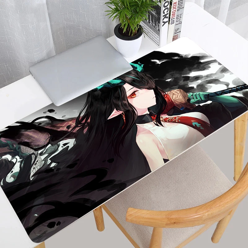 

Mouse Pad Laptop Arknights Dusk Keyboard Pad PC Anime Girl Gamer Extended Desktop Mouse Mat Kawaii Gaming Accessories Mousepad