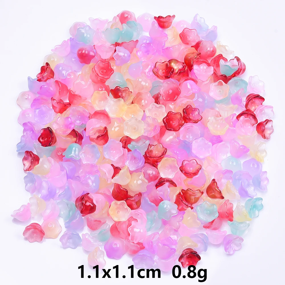 10/30/50/100pcs/Lot Color Bud End Bead Cap Glass Materials To Make Ancient Jewelry Making Supplies DIY  Hairpin Bracelet Finding