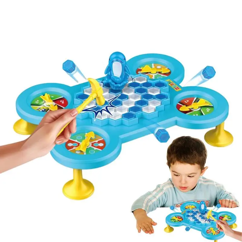 

Children Save Animal Ice Breaking Game Parent-child Interactive Funny Family Animal Trap Toys Desktop Ice Cubes Balance Toy