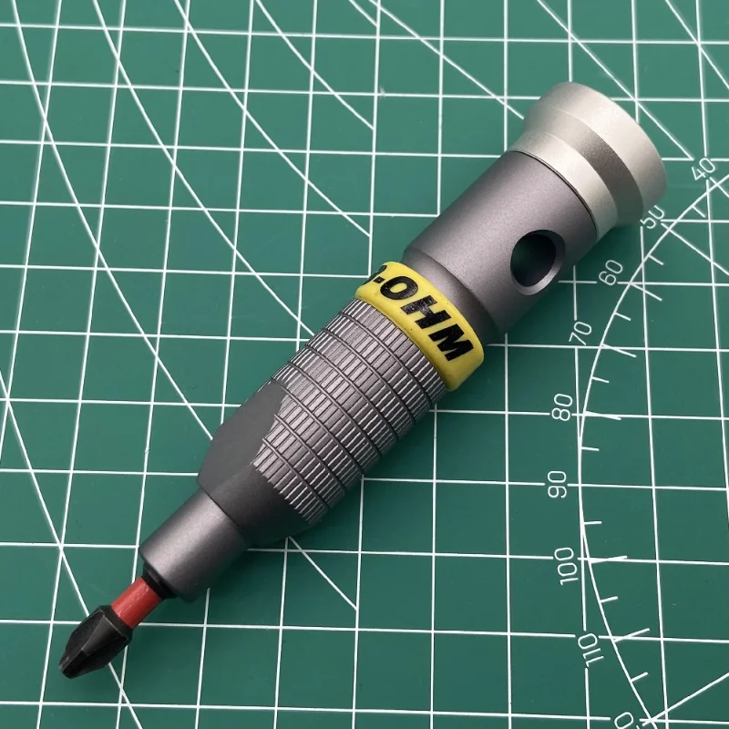 Neuer 2025, Präzisionsgriff aus Aluminiumlegierung für Schaft, 1/4 Zoll Bits, komfortabler Mini-Schraubendreher, 6,35 mm Halter, Reparatur, offene Werkzeuge – Detail 1