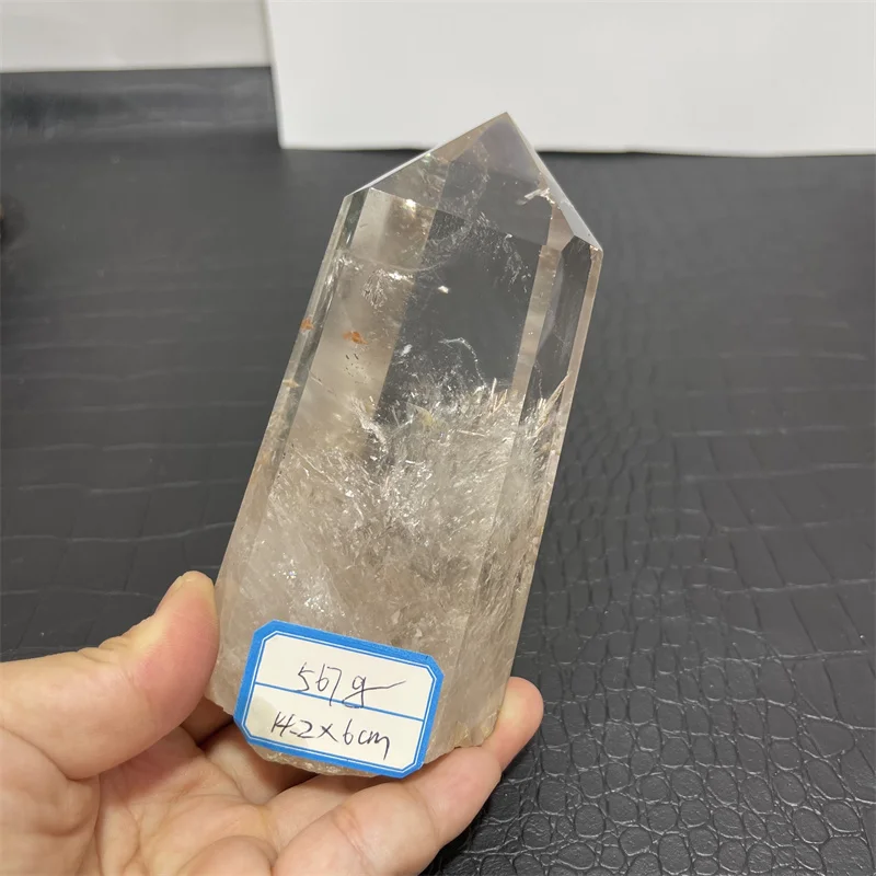 Clear Lemurian Seed Quartz Natural Point Cluster Crystal Rough Healing