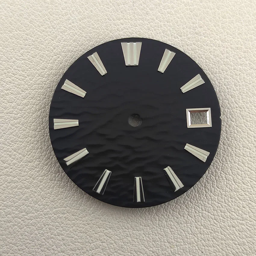 28.5MM Dial NH35 Dial Strong Green Luminous Dial Suitable for NH35/4R/7S Movement Watch Parts Replacement