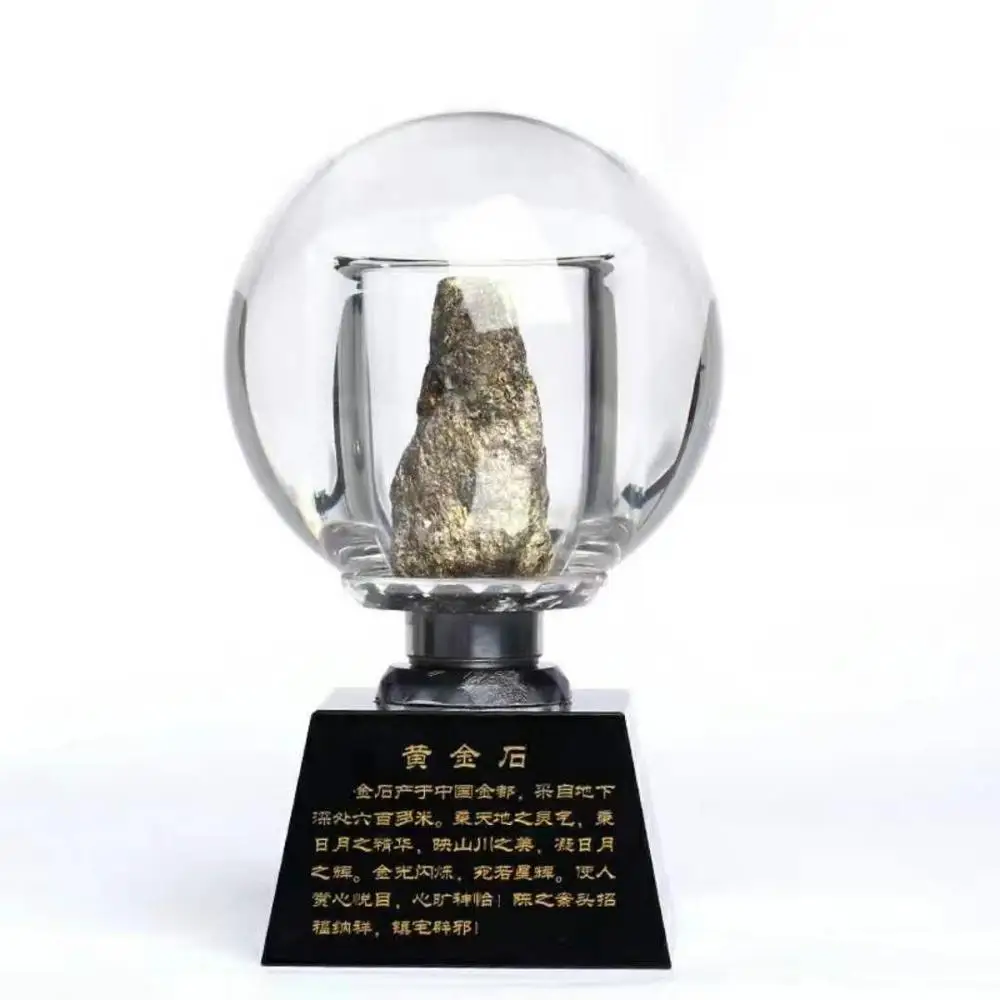 Geomantic master tool efficacious Exorcise evil spirits Superpower good luck stone FENG SHUI Talisman Crystal ball statue