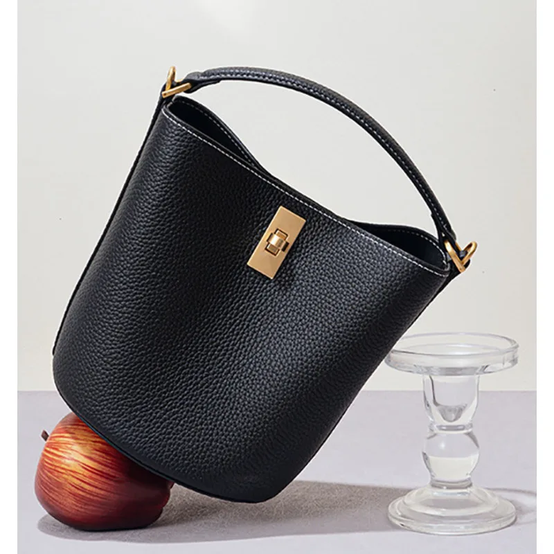 Um Ombro Grande Capacidade Bolsa Balde para Mulheres, Nova Casual Simples Crossbody, Bolsa Mensageiro, Luxo Requintado, de Alta Qualidade, Y2K