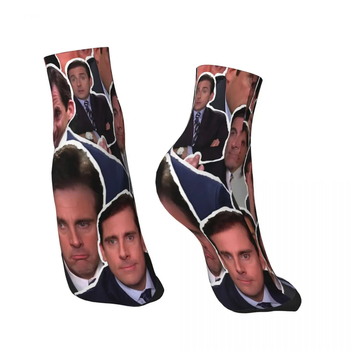 Meme The Office-calcetines tobilleros de Michael Scott para hombre y mujer, medias estampadas para primavera