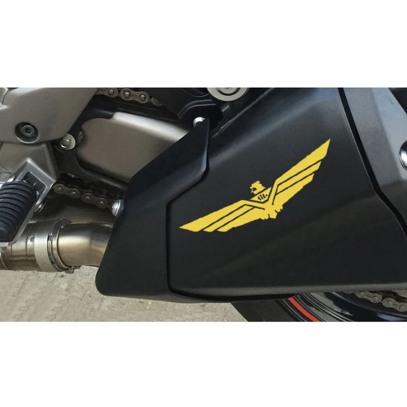 Motocykl rowerowy zbiornik paliwa naklejki na koło kask naklejka z Logo obręczy dla Honda Goldwing GL 1800 1000 500 400 125 GL1800