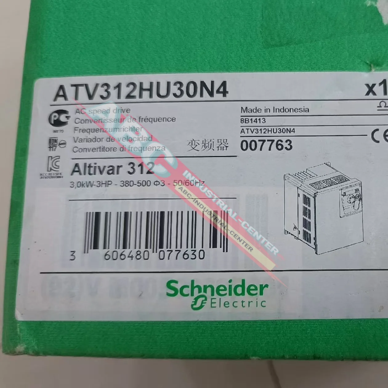 

Новый оригинальный инвертор ATV312HU30N4, фаза 3 кВт, 380 В