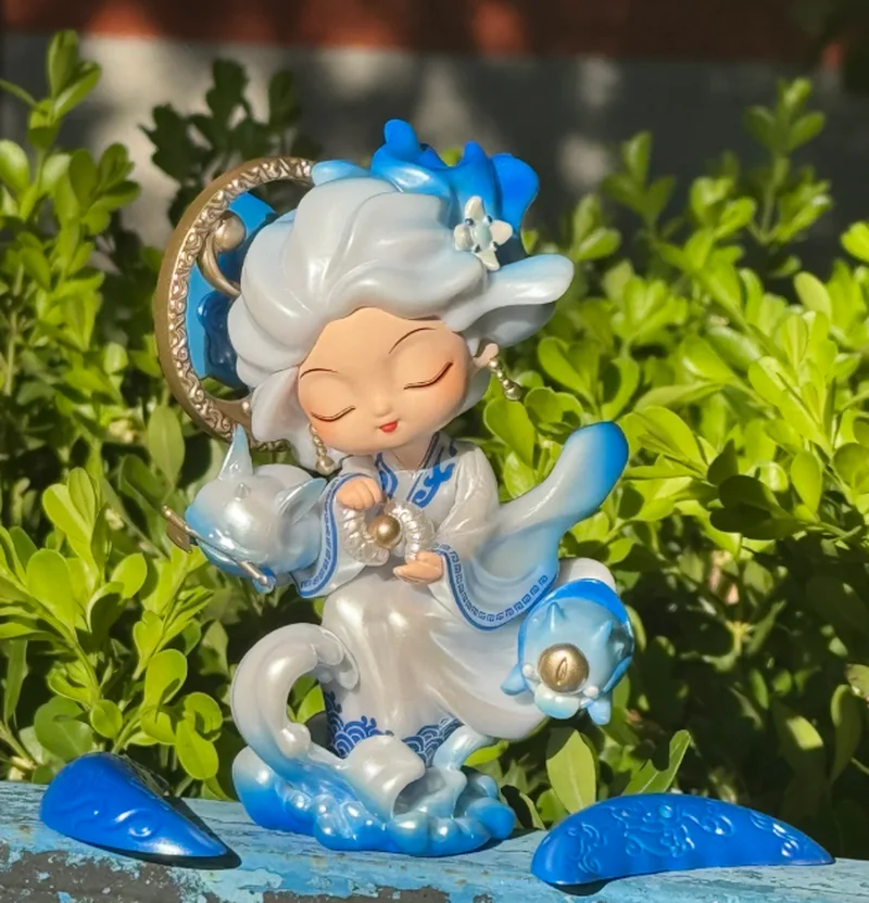 

Authentic Fu Fu Stick Figure Blind Box Oracular Fortune Teller Desktop Creative Cultural Gift For Boys Trendy Toy Collectible