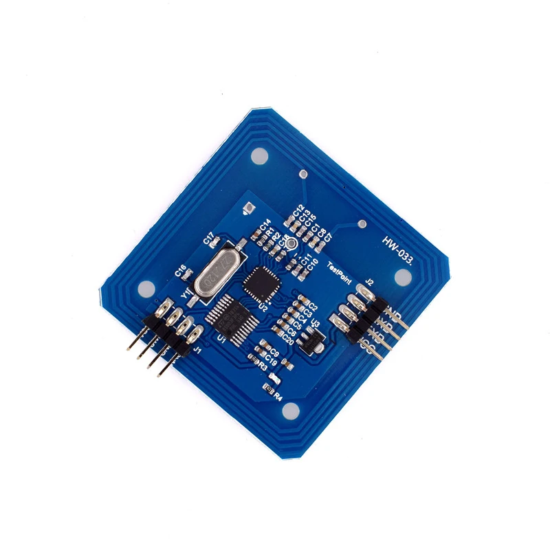 Модуль считывания RFID-карт RC522 Устройство считывания/записи последовательного порта 13,56 МГц IC-карта Разработка радиочастотного модуля