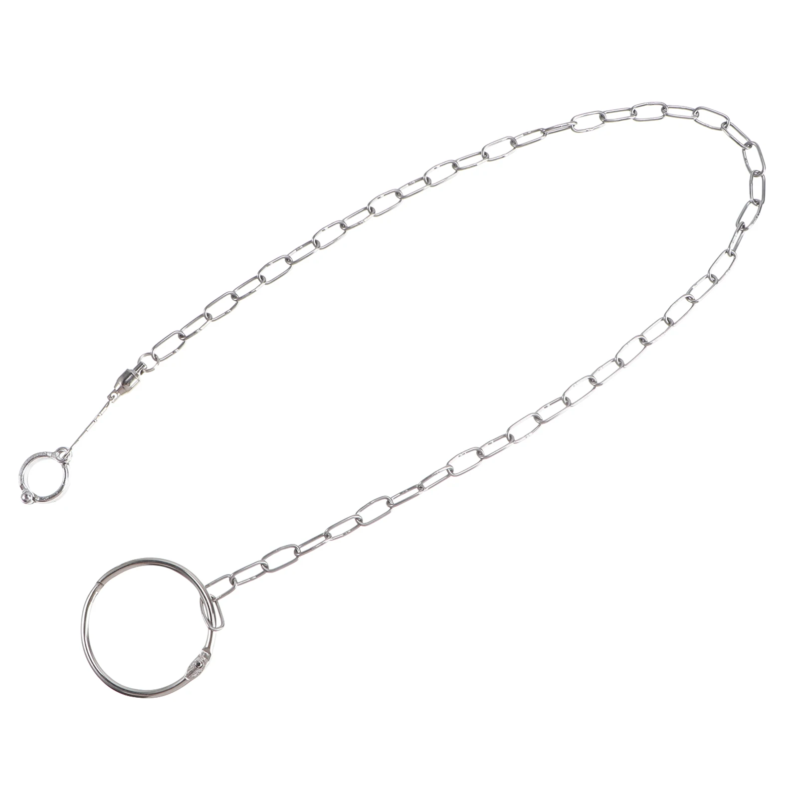 

Stainless Steel Bird Foot Chain Parrot Leg Rings Silver Durable Smooth Surface Easy Pet Supplies Outdoor Training