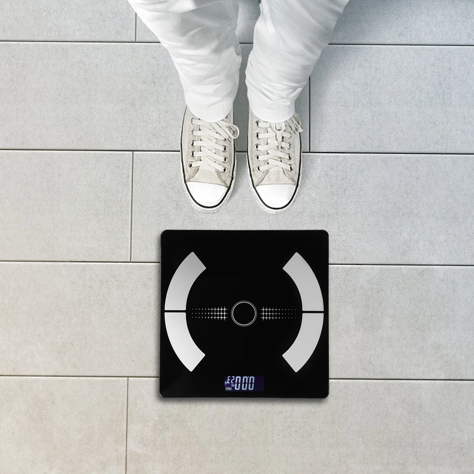 

Digital Body Fat Scale 26x26cm Smart Weight Scale Home Use Easy Read Display Accurate Weighing Bathroom Scales Travel Weights