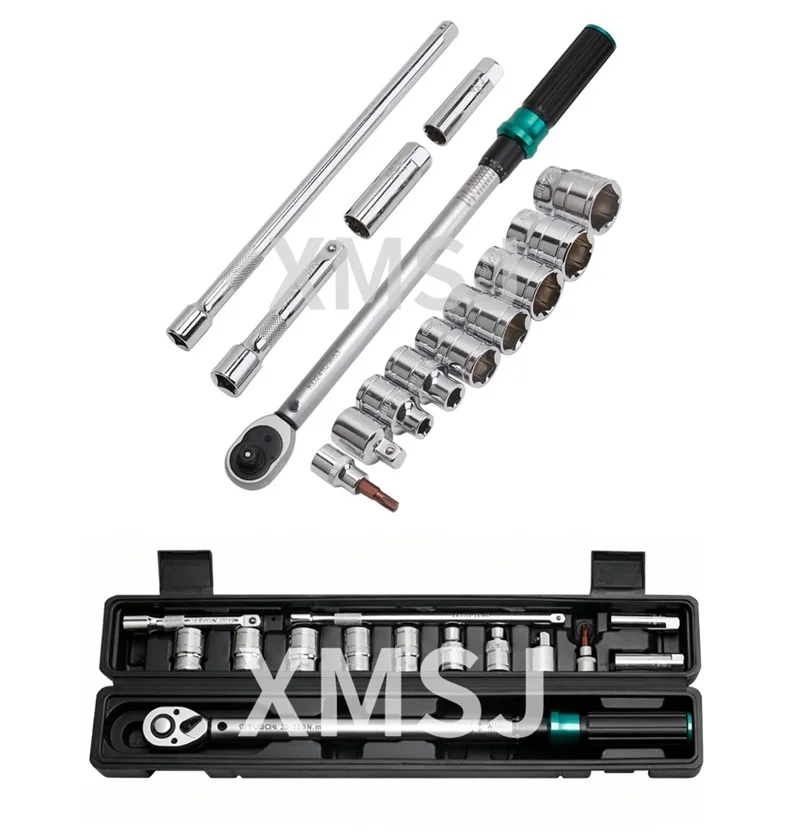 14 Piece Set Of Automotive Repair Torque Wrench With High-Precision Torque And Adjustable Spark Plug For Automotive Repair