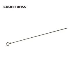 COUNTBASS 50pcs 0.65mm 0.8mm 0.9mm 1. 0mm Straight Stainless Steel Wire Forms, DIY Inner Spinner, Fishing Lure Accessories