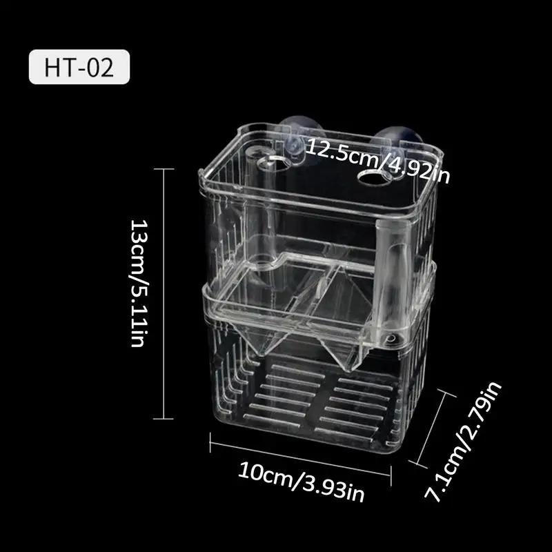 Skrzynia hodowlana ryb akwariowych mała rybka wylęgarni siatka izolacyjna akwarium pojemnik do inkubatora akcesoria do akwarium